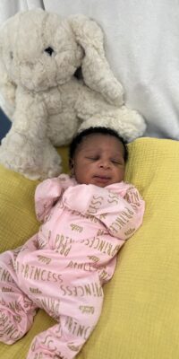 A photo of a newborn baby