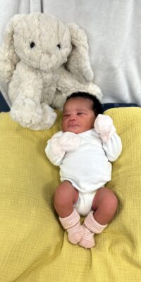 A photo of a newborn baby