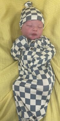 A photo of a newborn baby