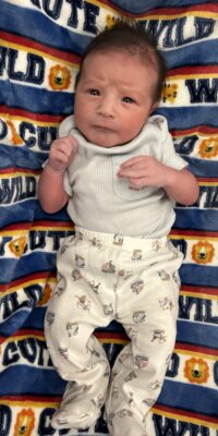 A photo of a newborn baby