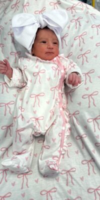 A photo of a new born baby