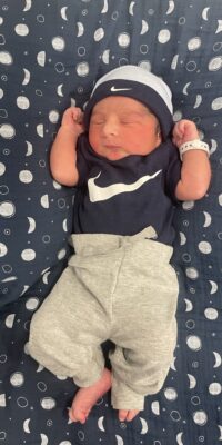 A photo of a new born baby