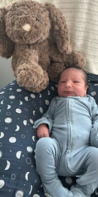 A photo of a new born baby