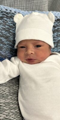 A photo of a newborn baby