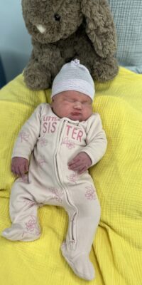 Photograph of a newborn baby