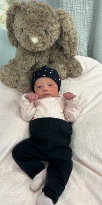 Photograph of a newborn baby