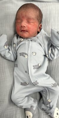 Photograph of a newborn baby