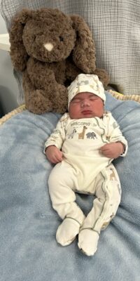 Photograph of a newborn baby