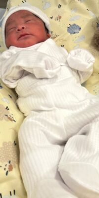 Photograph of a newborn baby