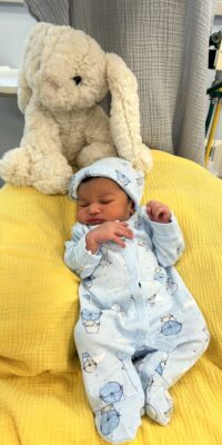 Photograph of a newborn baby