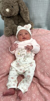 Photograph of a newborn baby