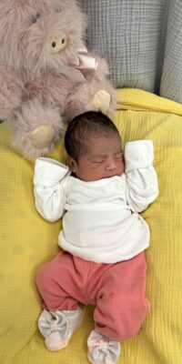 Photograph of a newborn baby