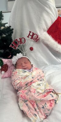 A photo of a newborn baby