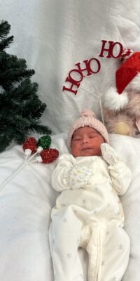 A photo of a newborn baby