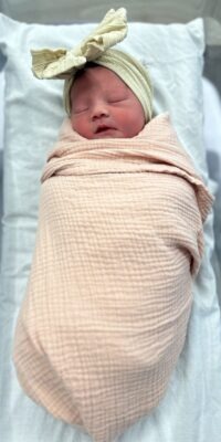 A photo of a newborn baby