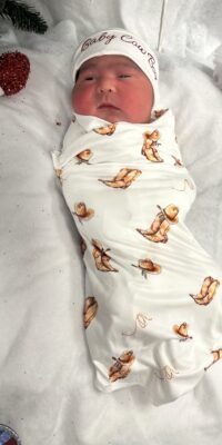 A photo of a newborn baby