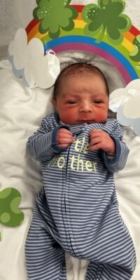 A photo of a newborn baby