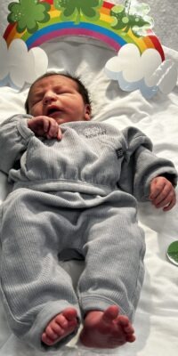 A photo of a newborn baby