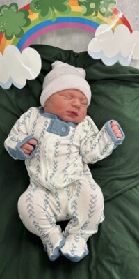 A photo of a newborn baby