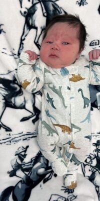 A photo of a newborn baby