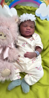 A photo of a newborn baby