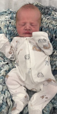 A photo of a newborn baby