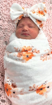 A photo of a newborn baby
