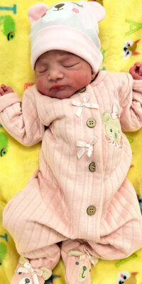 A photo of a newborn baby