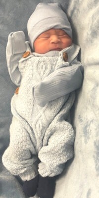 A photo of a newborn baby