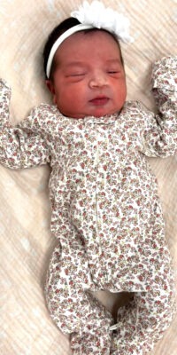 A photo of a newborn baby
