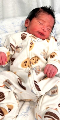 A photo of a newborn baby