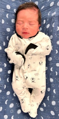 A photo of a newborn baby