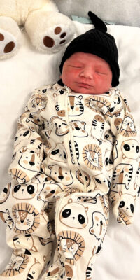 A photo of a newborn baby