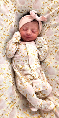 A photo of a newborn baby