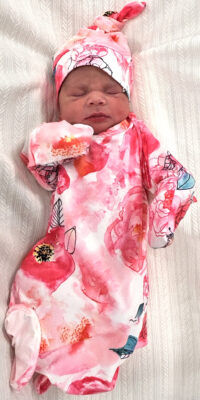 A photo of a newborn baby