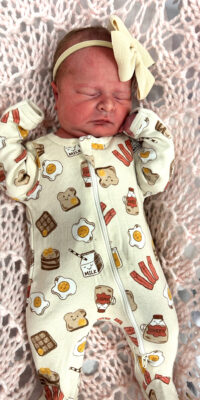 A photo of a newborn baby