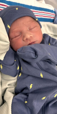 A photo of a newborn baby