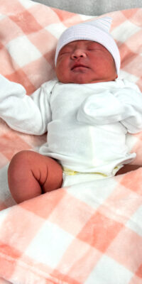 A photo of a newborn baby